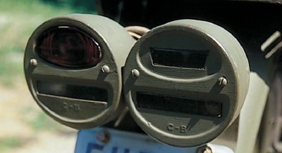 1942 harley-davidson wla motorcycle taillight